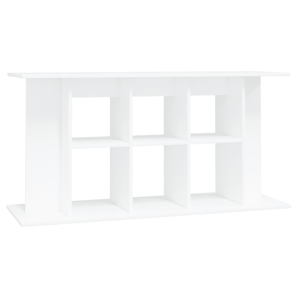 NNEVL Aquarium Stand White 120x40x60 cm Engineered Wood