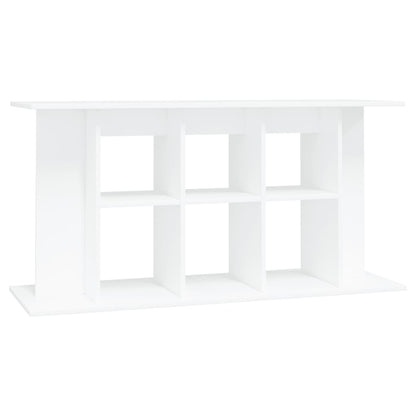 NNEVL Aquarium Stand White 120x40x60 cm Engineered Wood