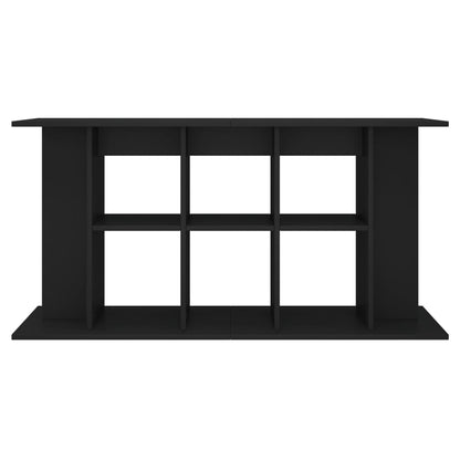 NNEVL Aquarium Stand Black 120x40x60 cm Engineered Wood