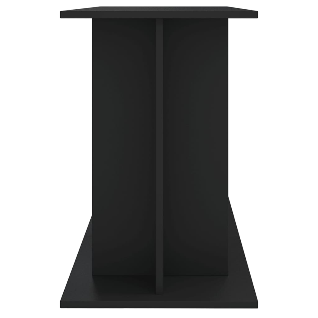 NNEVL Aquarium Stand Black 120x40x60 cm Engineered Wood