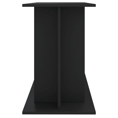 NNEVL Aquarium Stand Black 120x40x60 cm Engineered Wood