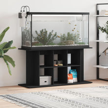 NNEVL Aquarium Stand Black 120x40x60 cm Engineered Wood