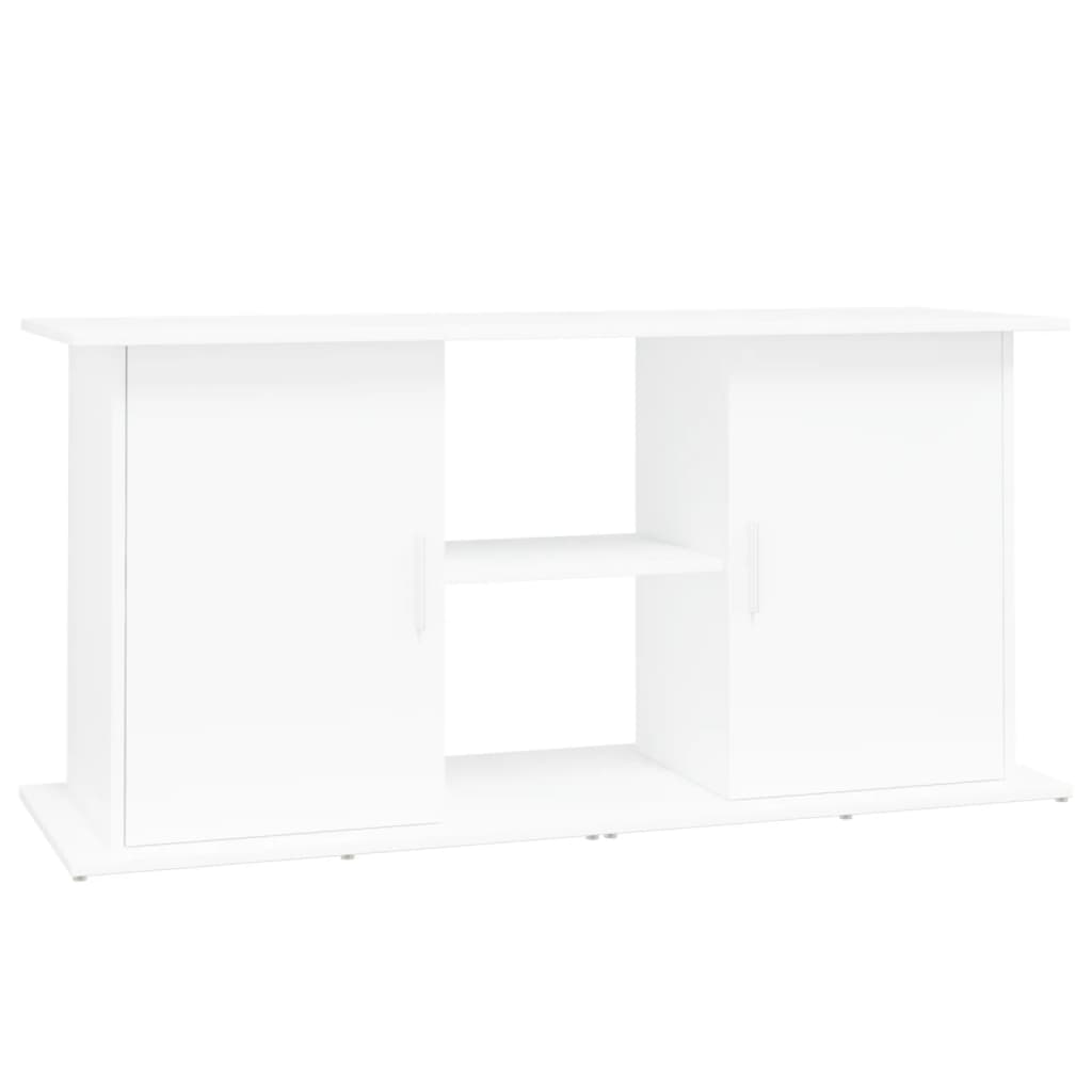 NNEVL Aquarium Stand White 121x41x58 cm Engineered Wood