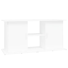 NNEVL Aquarium Stand White 121x41x58 cm Engineered Wood