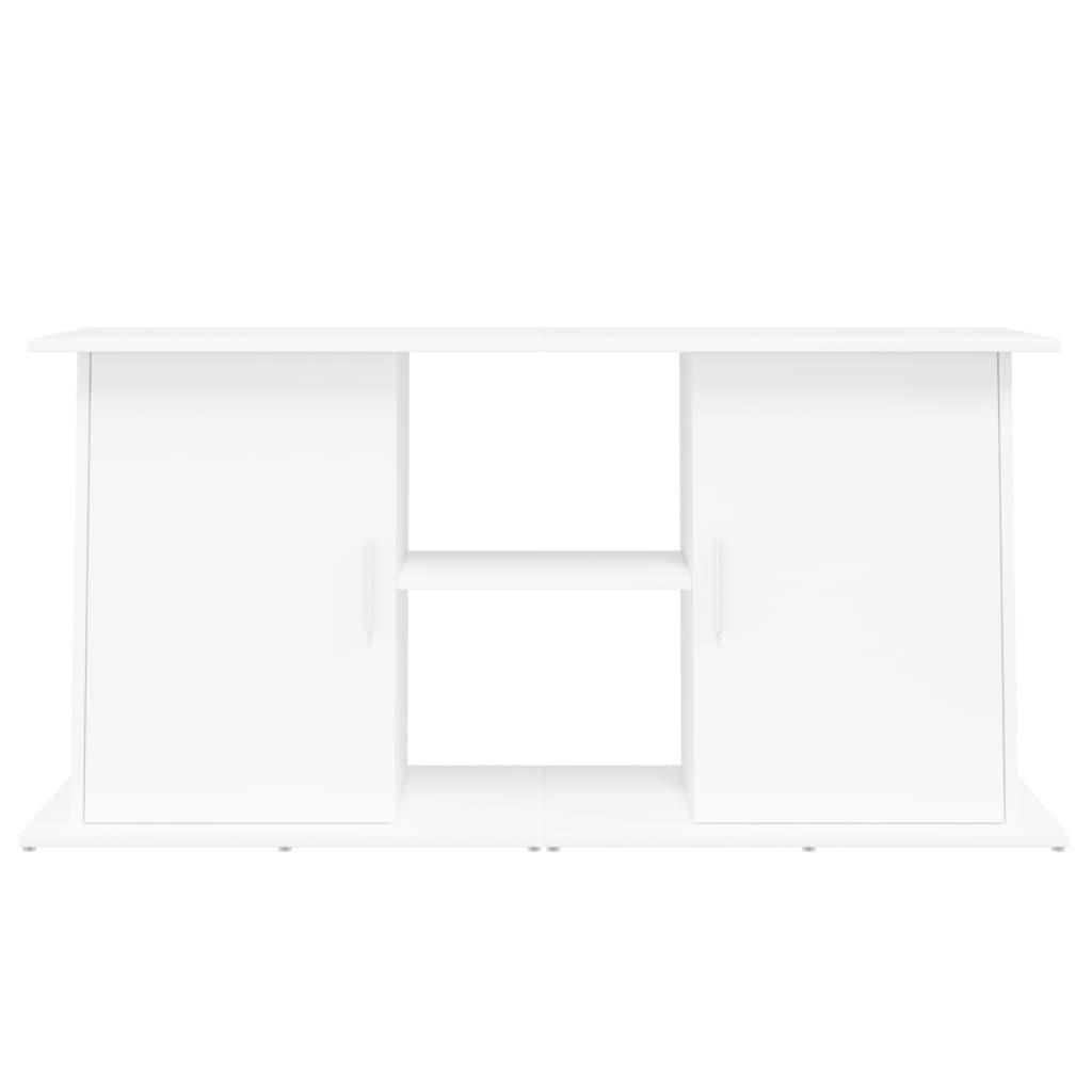 NNEVL Aquarium Stand White 121x41x58 cm Engineered Wood