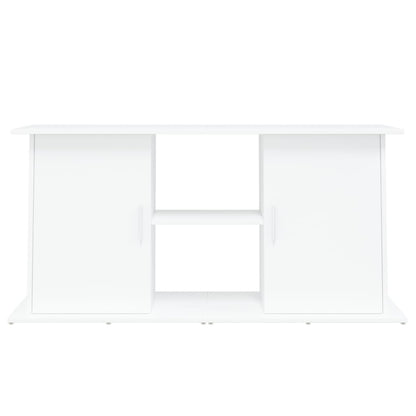 NNEVL Aquarium Stand White 121x41x58 cm Engineered Wood