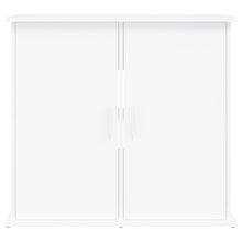 NNEVL Aquarium Stand White 81x36x73 cm Engineered Wood