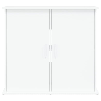 NNEVL Aquarium Stand White 81x36x73 cm Engineered Wood