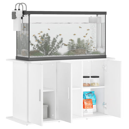 NNEVL Aquarium Stand White 101x41x58 cm Engineered Wood