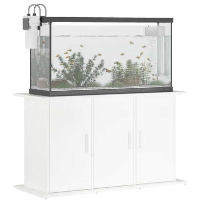 NNEVL Aquarium Stand White 101x41x58 cm Engineered Wood