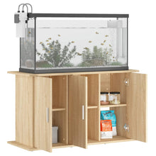 NNEVL Aquarium Stand Sonoma Oak 101x41x58 cm Engineered Wood