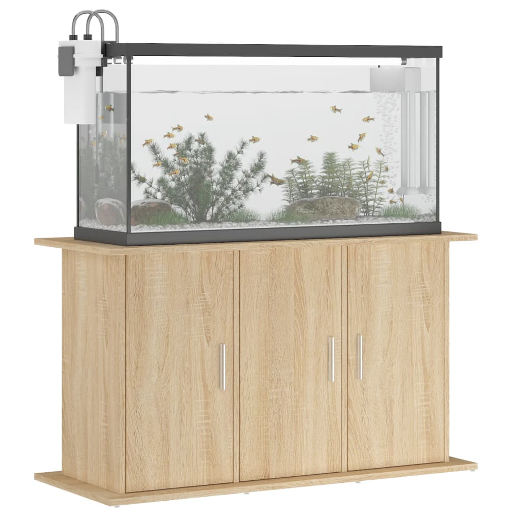 NNEVL Aquarium Stand Sonoma Oak 101x41x58 cm Engineered Wood
