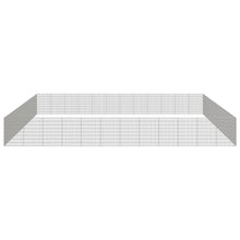 vidaXL Free Range Animal Enclosure 48-Panel 21.3"x31.5" Galvanized Iron