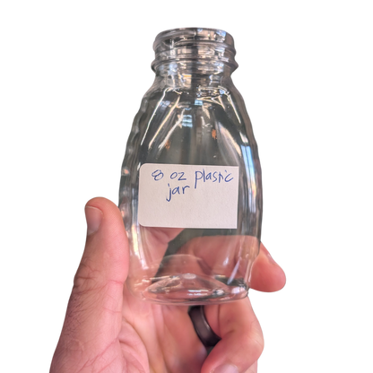 8 oz Plastic Classic Honey Jars