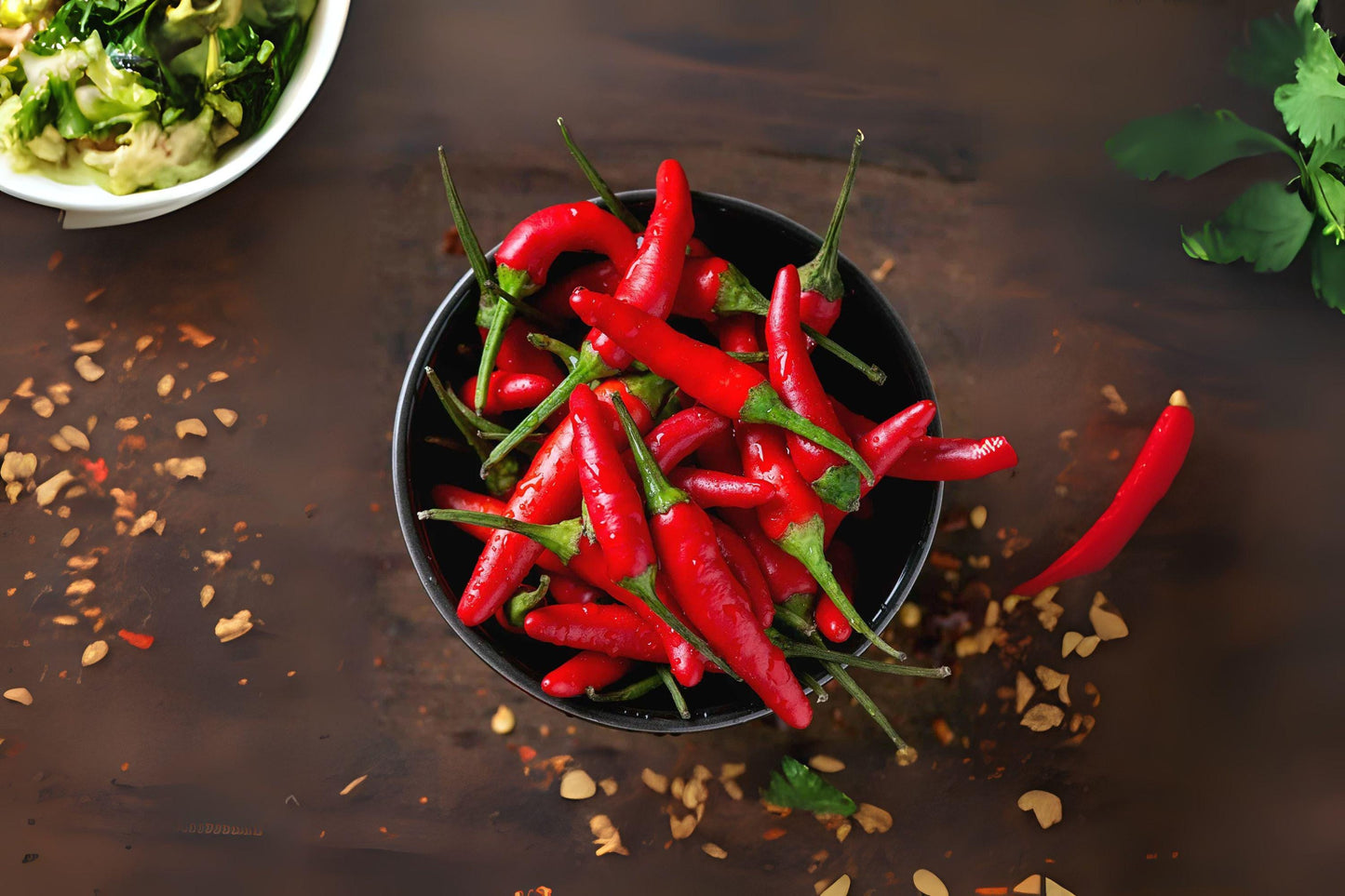 Thai Hot Pepper Seeds – Capsicum frutescens – Spicy Chili for Stir-Fries, Curries & Container Gardening – 30 Premium Seeds