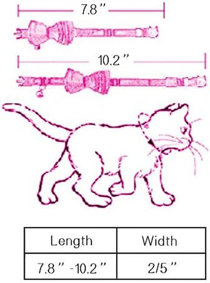 2 Pack Cat Collar Breakaway for kitty and dogs