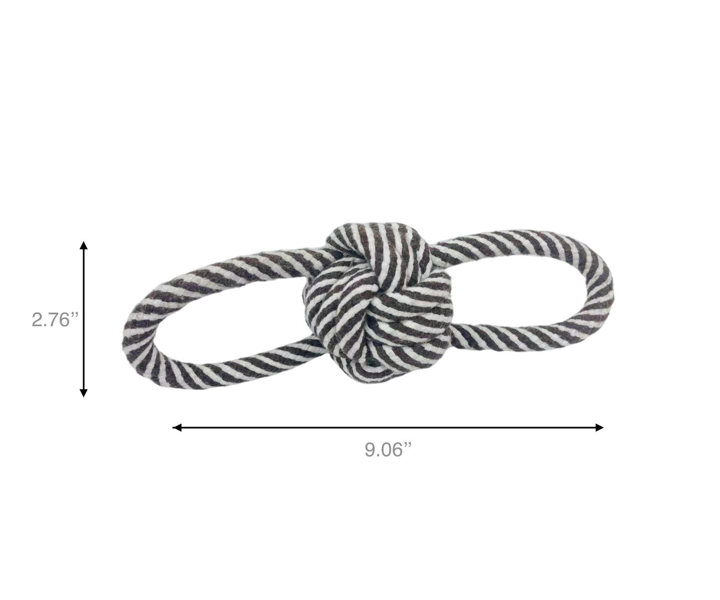 Monli Rope Toy / Black and White