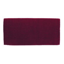 1314-22 San Juan Solid Burgundy 36x34 New Zealand Wool Saddle Blanket BURGUNDY