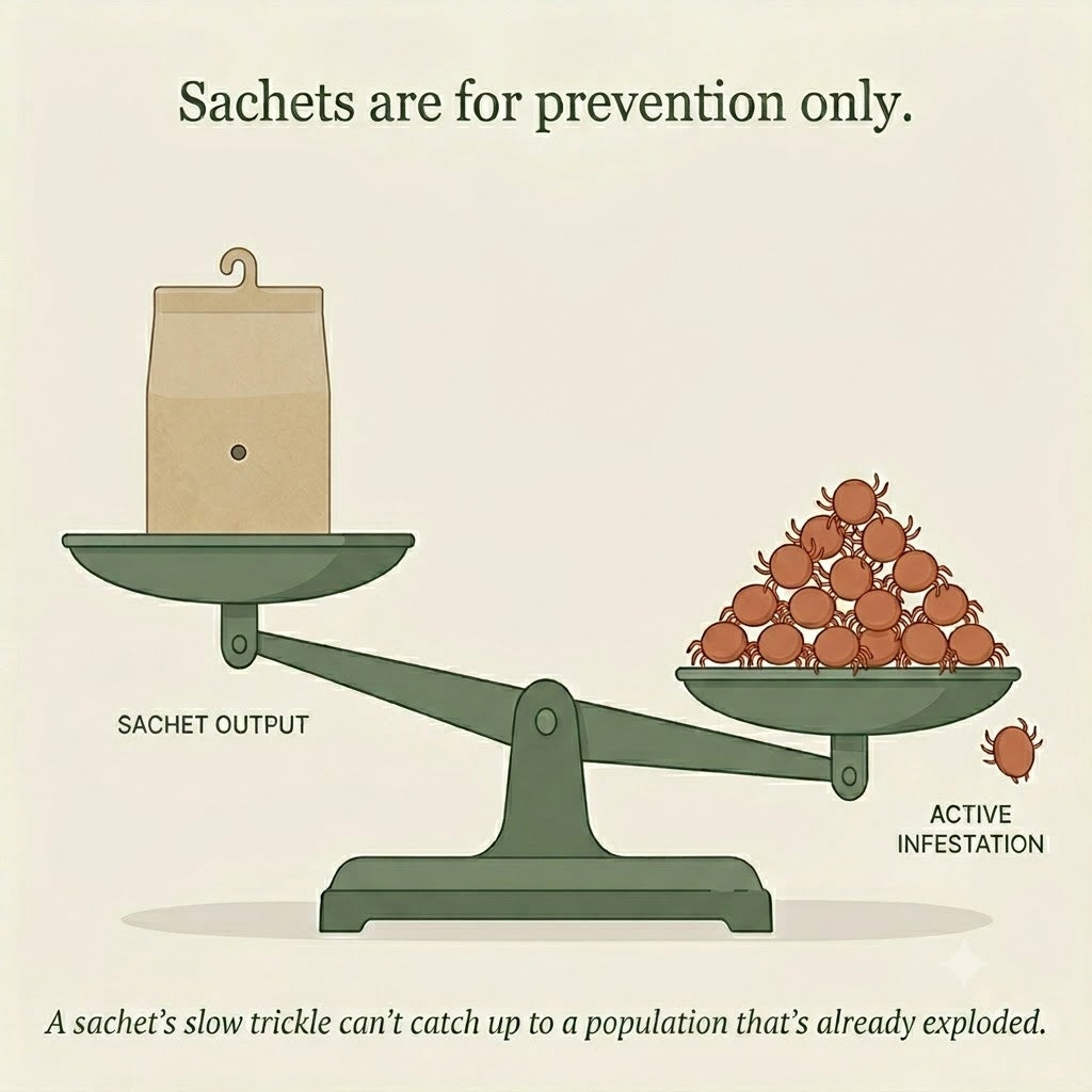 Special Blend Predatory Mite Mix Prevention Sachets