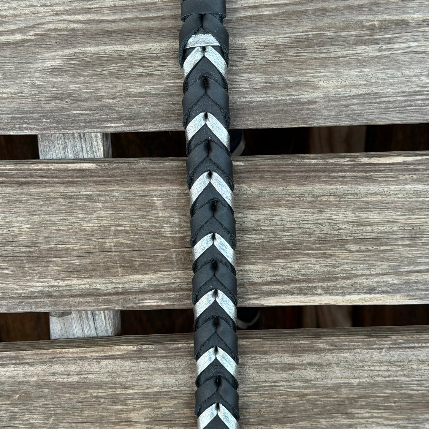 Leather Laced Barrel Reins