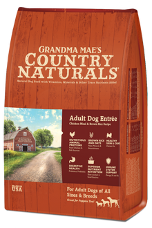 Grandma Mae's Country Naturals Adult Dog Sensitive Stomach Entrée with Chicken & Brown Rice
