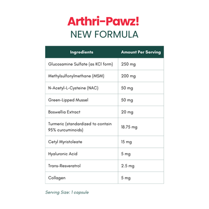 Arthri Pawz With Glucosamine For Cats And Dogs