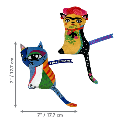 Kong Cat Artz Kahlo / Picasso (2pk)