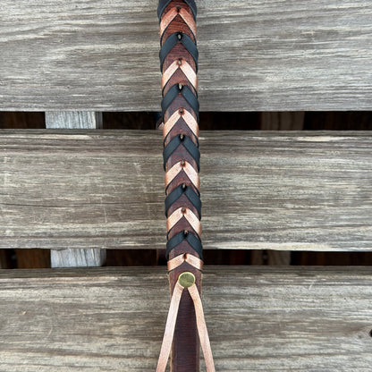 Leather Laced Barrel Reins