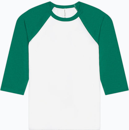 Custom Unisex 3/4-Sleeve Raglan Baseball T-Shirt
