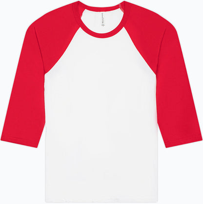 Custom Unisex 3/4-Sleeve Raglan Baseball T-Shirt