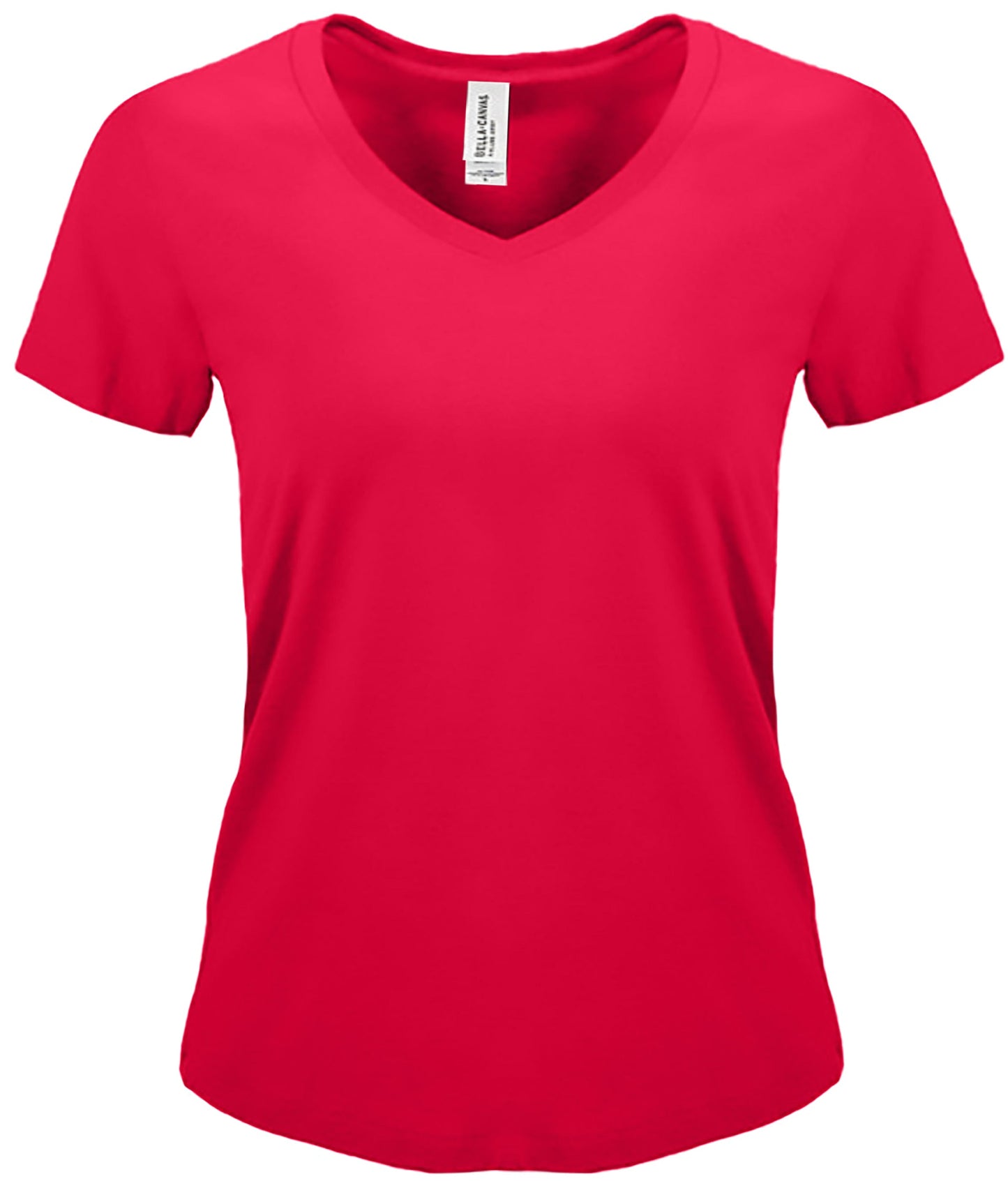 Custom Women's Relaxed Jersey V-Neck T-Shirt
