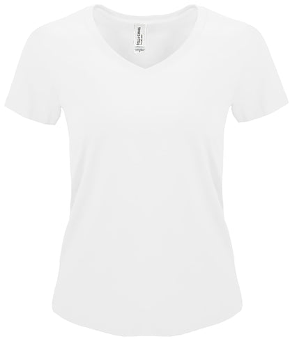 Custom Women's Relaxed Jersey V-Neck T-Shirt
