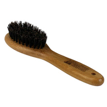Bamboo Groom Oval Bristle Brush with Natural Boar Bristles - Large