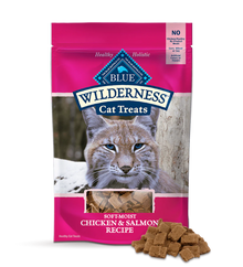 Blue Buffalo Blue Wilderness Soft-Moist Cat Treats Chicken and Salmon Treats (2oz)