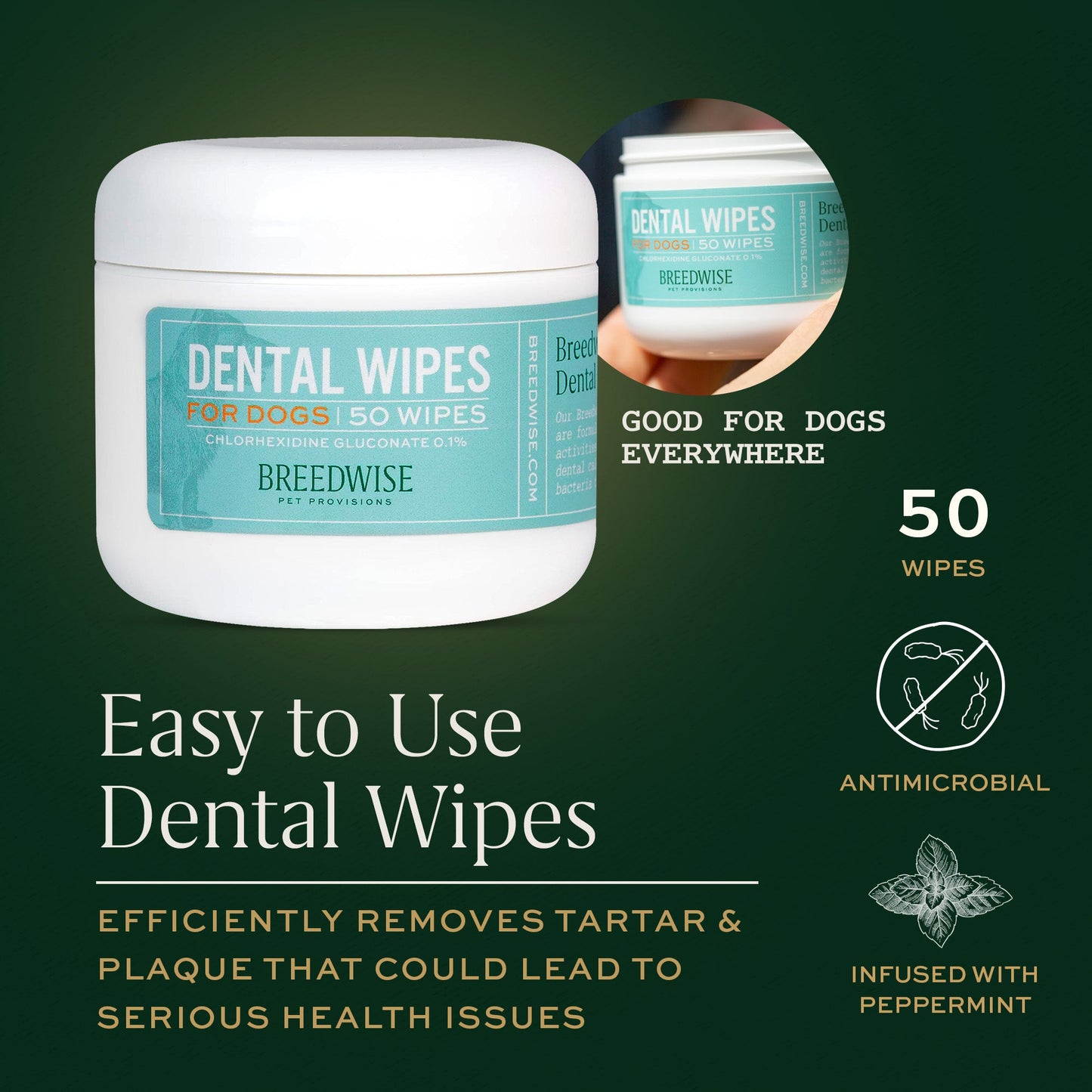 Breedwise Dental Wipes