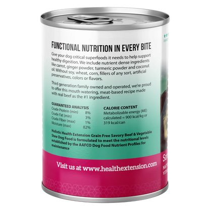Health Extension Beef Stew Grain Free Dog Food Can (12.5oz)