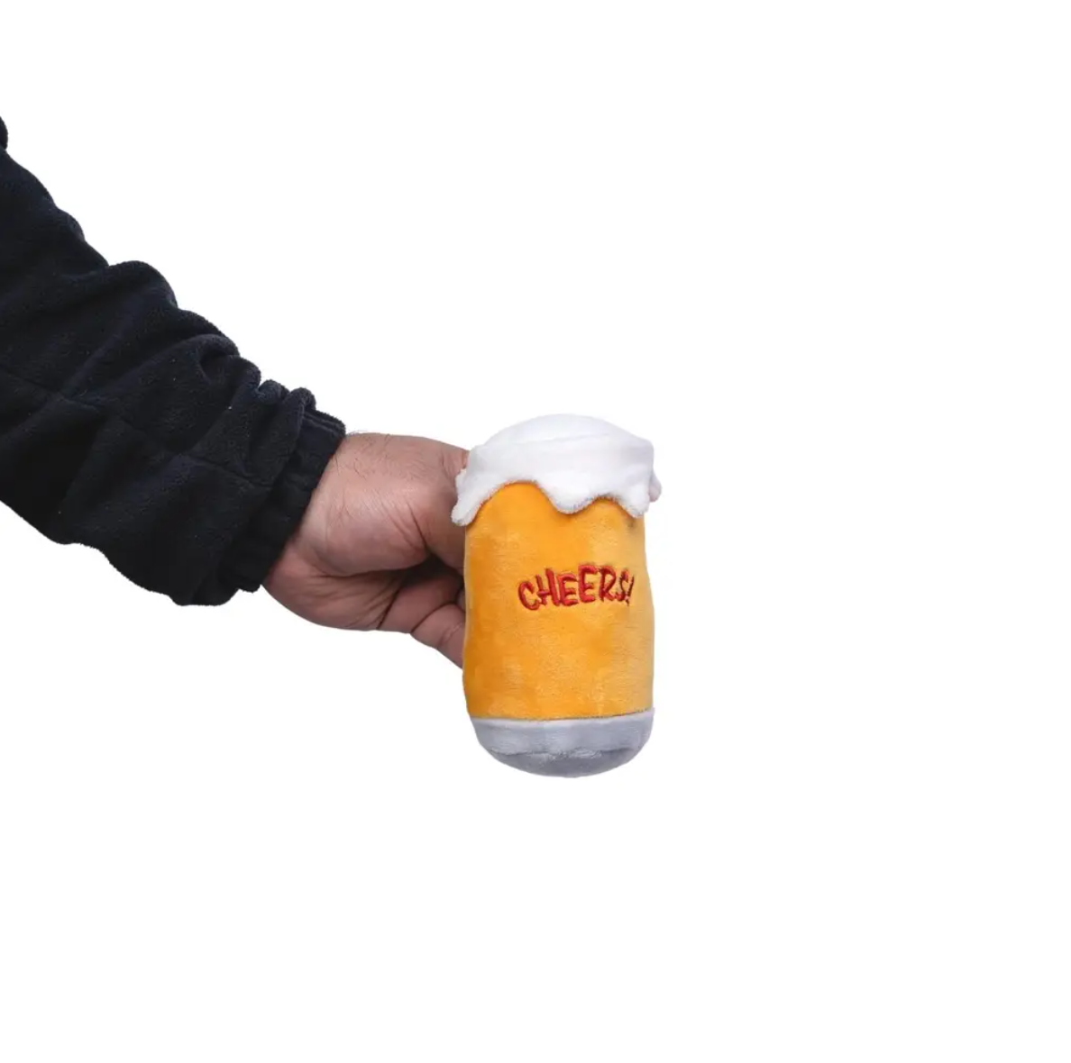 Beers Cheers Plush Dog Toy Gift Set With Squeaker Crinkle Paper For Fun Play