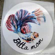 Betta Mom Decal Stickers