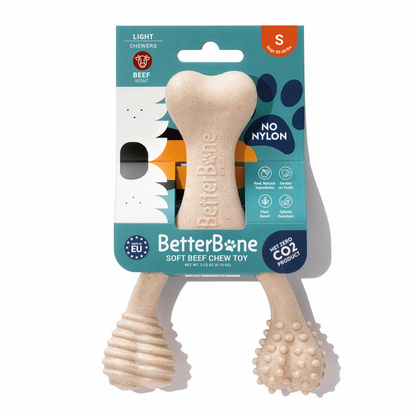 BetterBone MEDIUM Durability CHEW TOY: Perfect Chew for Everyday Chewers | Natural Ingredients, Eco-Friendly, Non-Toxic