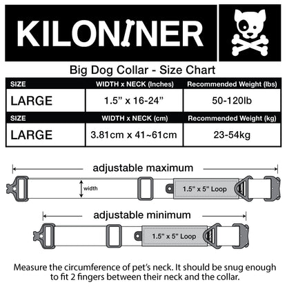 K9R - BCH Heavy Duty Big Dog Collar | Kiloniner