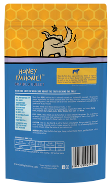 Honey Dog Buffalo Braided Gullet (3.53oz)