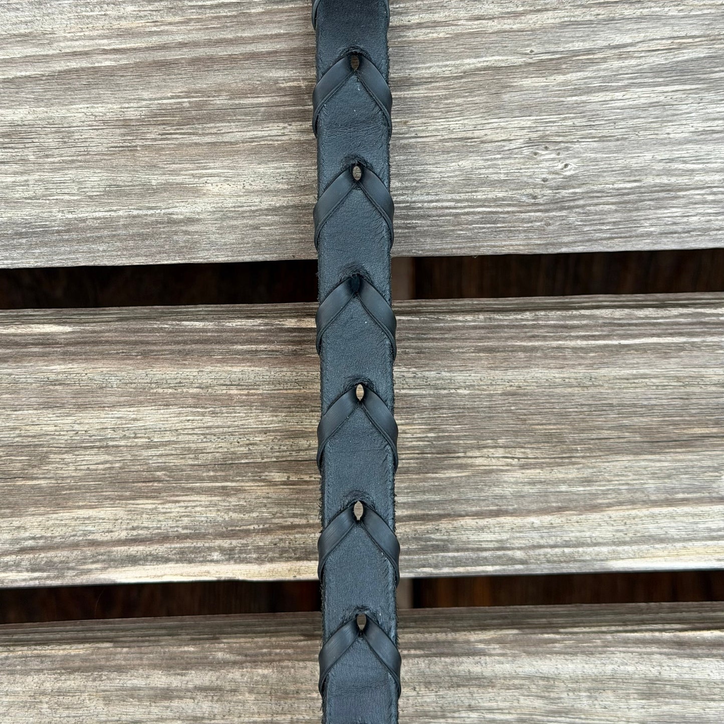 Leather Laced Barrel Reins