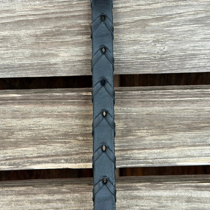 Leather Laced Barrel Reins