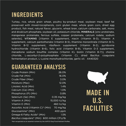 Pro Plan Adult Complete Essentials Turkey & Rice Probiotic Dry Dog Food