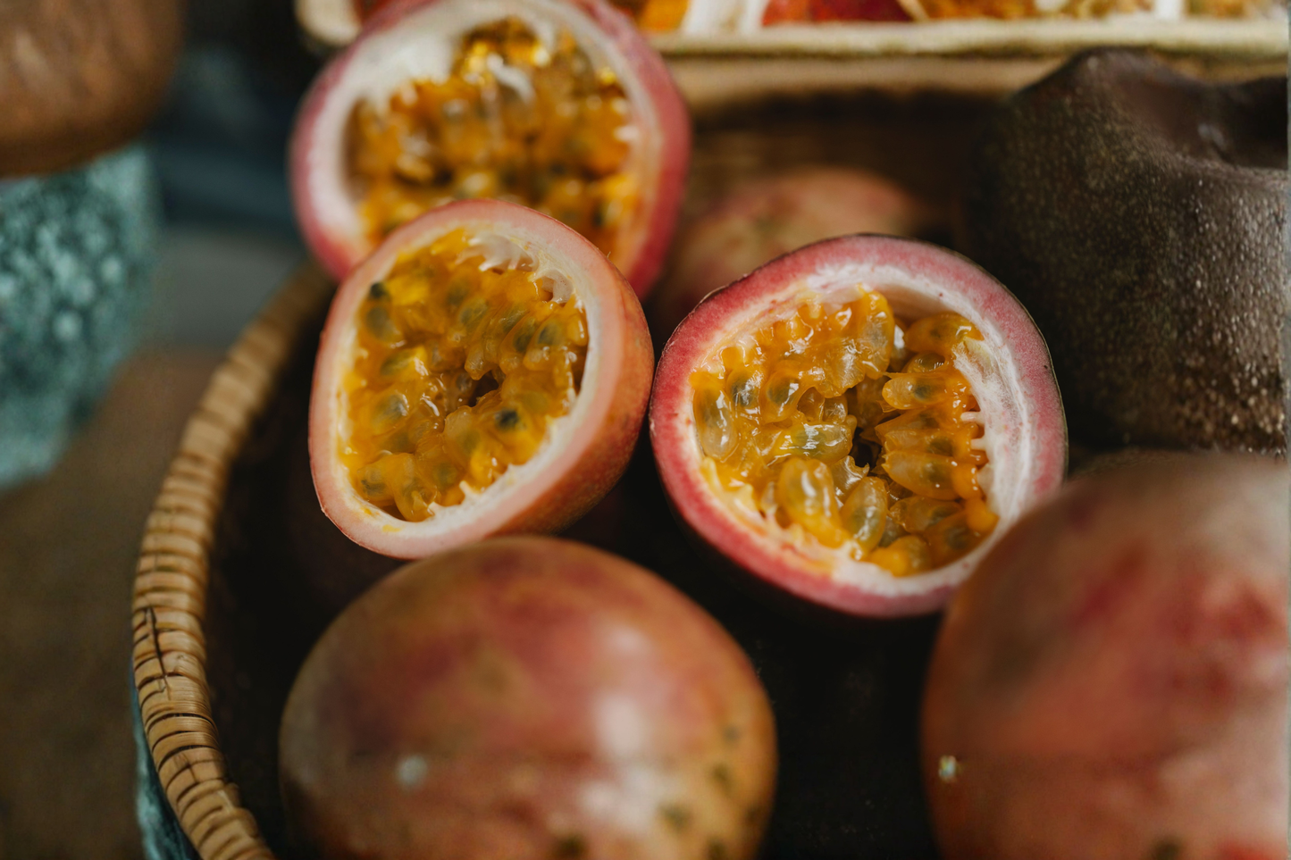 Passion Fruit Live Plants Set of 4 Starter Plants – Passiflora Species for Edible Gardens