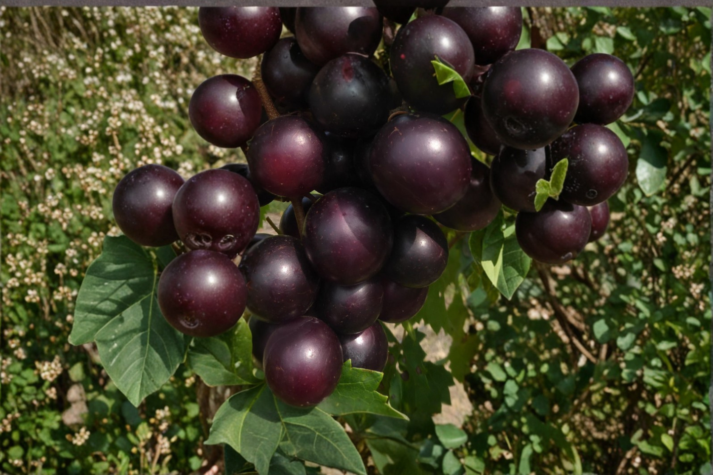 Giant Green Muscadine Grape Seeds – Vitis rotundifolia Climbing Fruit Vine for Trellis & Outdoor Garden, 20 Seeds