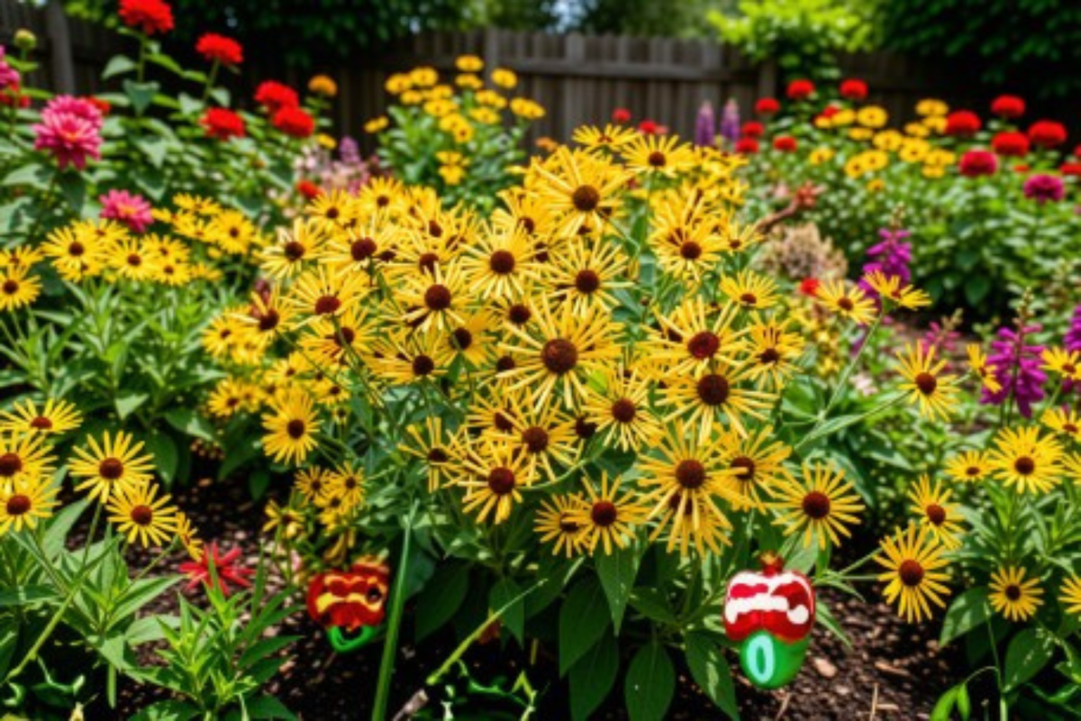 Rudbeckia 'Henry Eilers' Live Plants – 3 Rooted Perennial Starters in 1 Qt Pots, Yellow Flowers