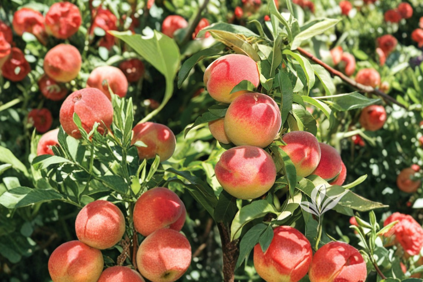 Frank Peach Tree Live Plant 4–6 ft Deciduous Fruit Tree for Home Garden and Orchard, Prunus persica