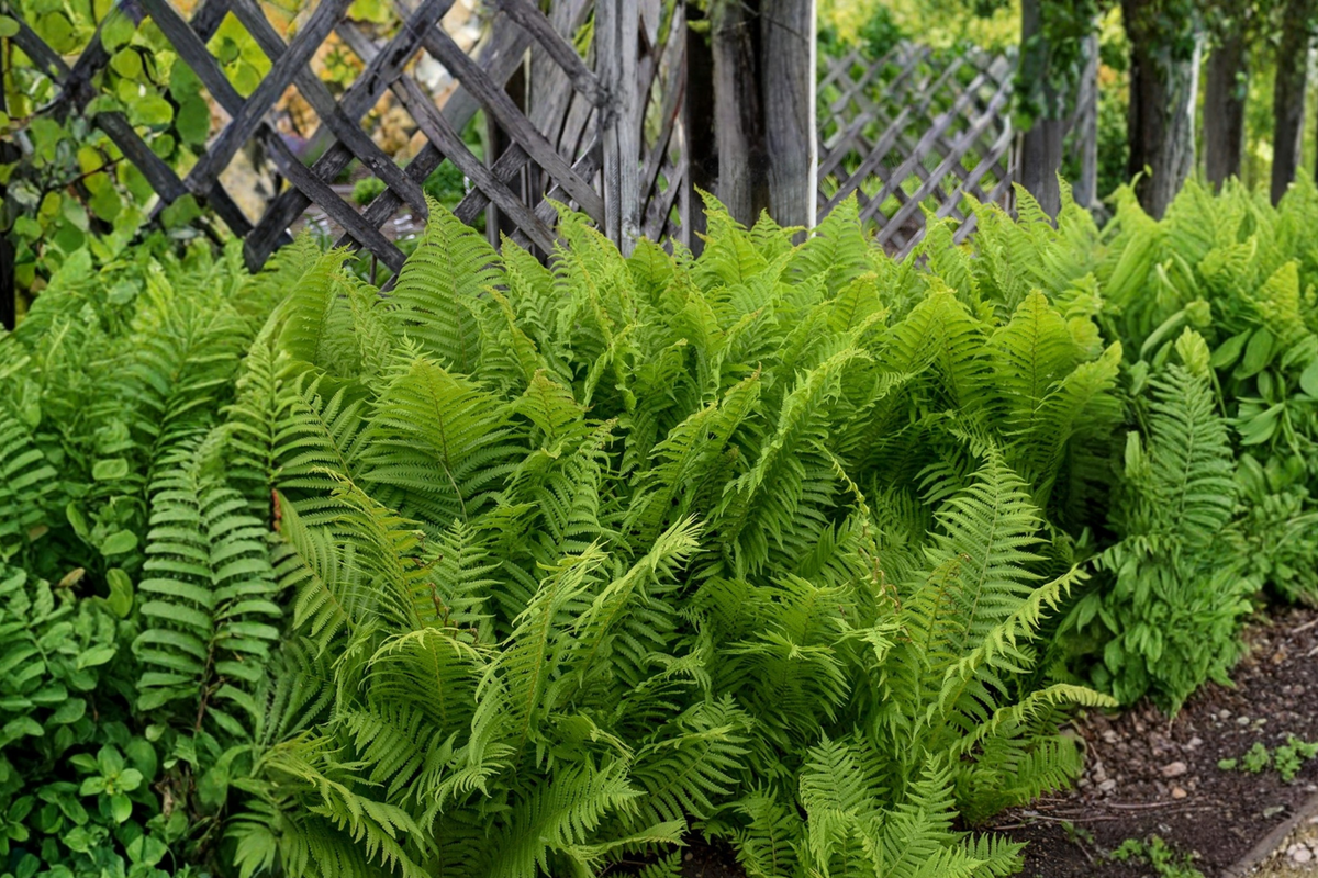 Ostrich Fern Bare Root - 3 Fiddlehead Plants - Matteuccia struthiopteris - Edible Shoots for Woodland Gardens