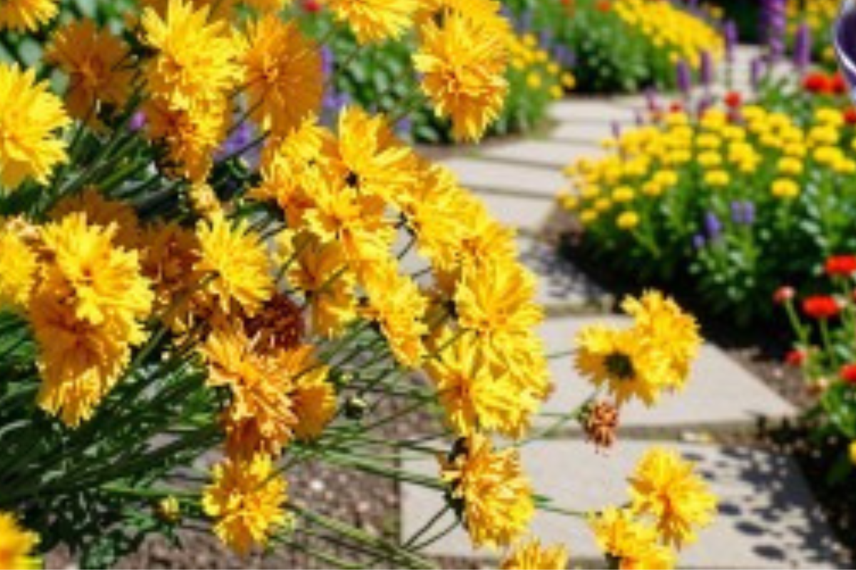 Early Sunrise Coreopsis Live Plants – 3 Rooted Starters in 1 Qt Pots, Bright Golden Yellow Perennial Flower, Herbaceous, Full Sun, Zone 4-9